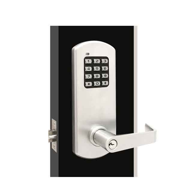 TownSteel: Cyl, Keypad 99 Users-Rigid - 26D